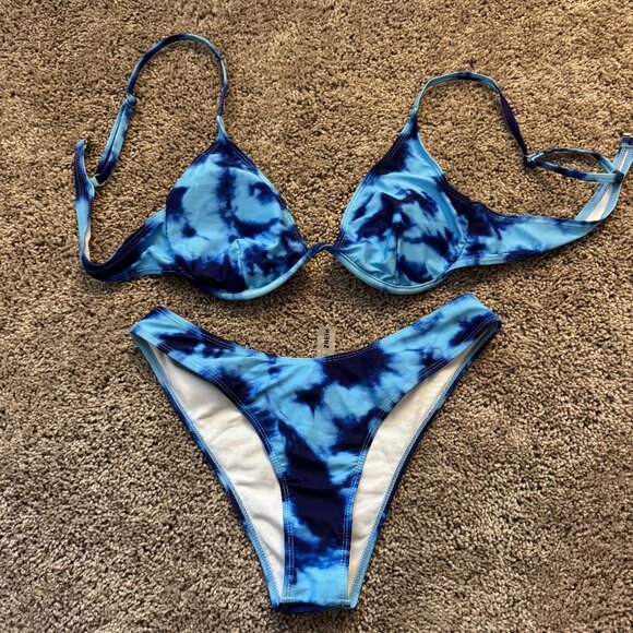 SHEIN Other - SHEIN Tie-Dye Bikini Set – Size L